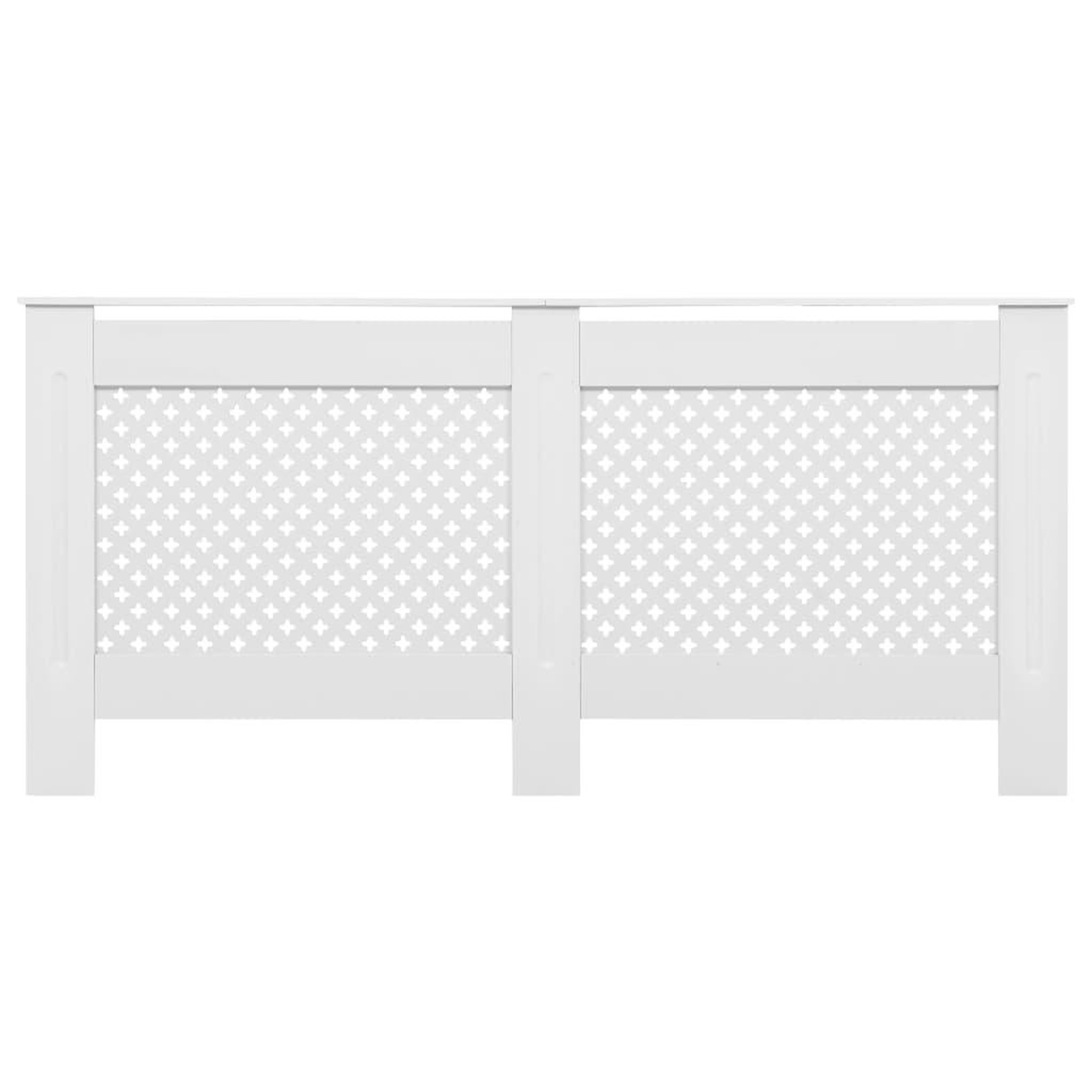 Voir la diapositive 3 : VIDAXL Cache-radiateur Blanc 172x19x81,5 cm MDF