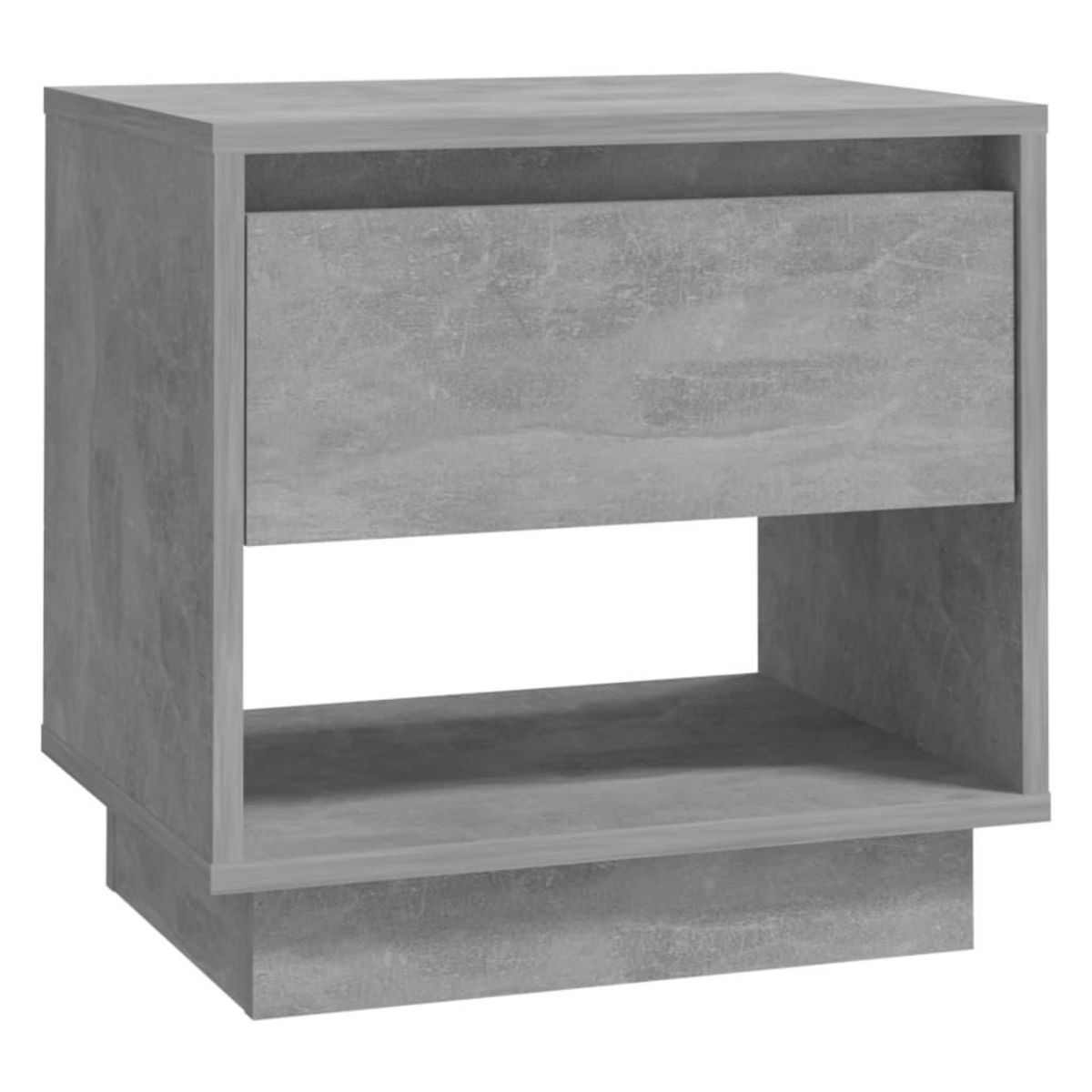 VIDAXL Tables de chevet 2 pcs Gris beton 45x34x44 cm Bois d'ingenierie