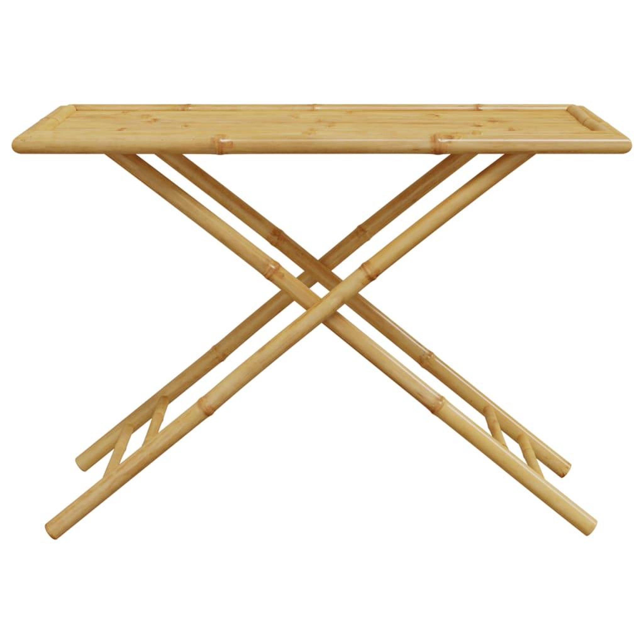 Voir la diapositive 5 : VIDAXL Ensemble a manger de jardin 5 pcs bambou