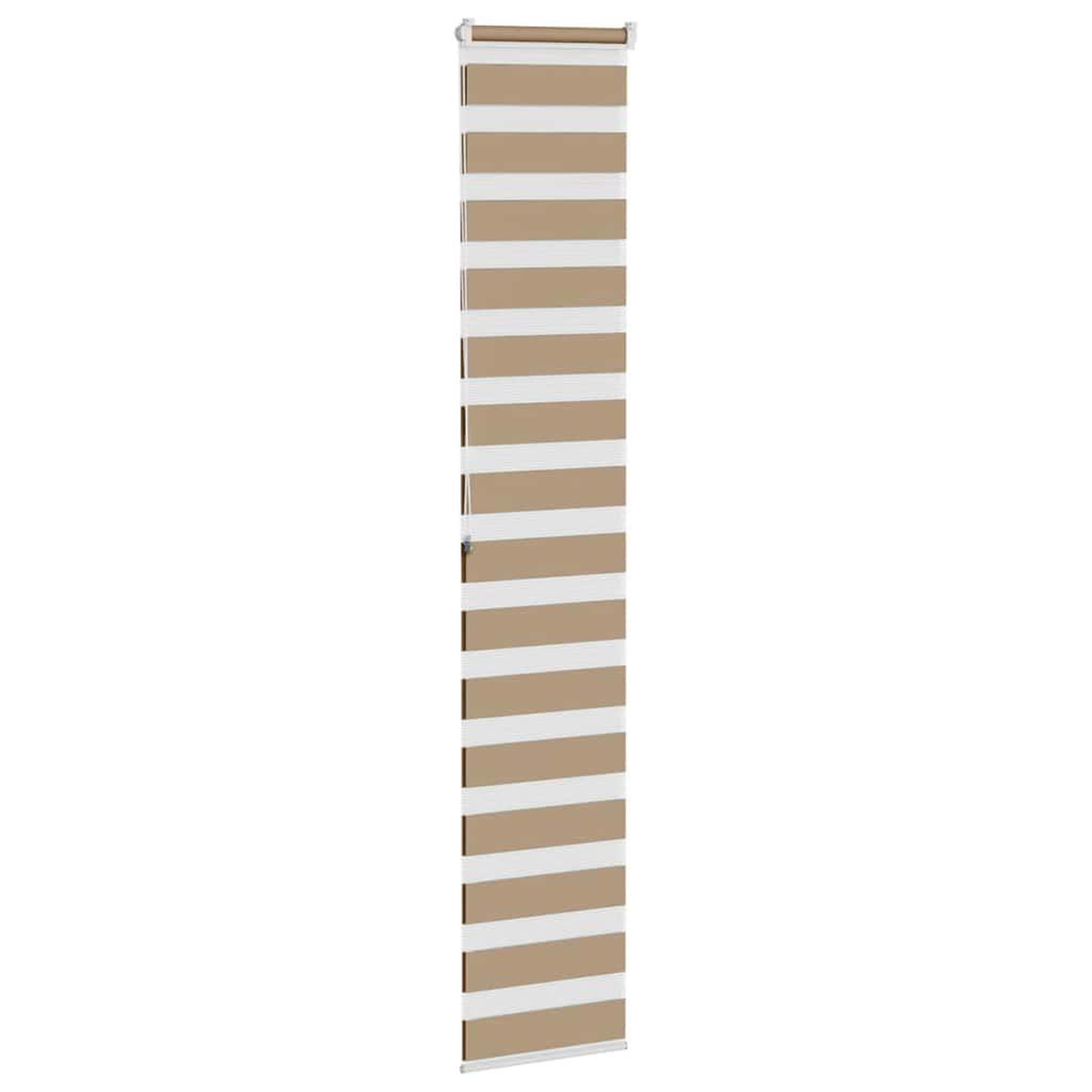 Voir la diapositive 4 : VIDAXL Store zebre marron sable largeur du tissu 45,9 cm polyester