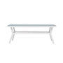 Voir la diapositive 4 : Paris Prix Table de Jardin  Virya  200cm Blanc & Gris