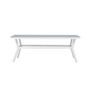 Voir la diapositive 4 : Paris Prix Table de Jardin  Virya  200cm Blanc & Gris