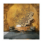 Paris Prix Papier Peint XXL  Golden Illumination. Coloris disponibles : Multicolore