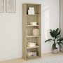 Voir la diapositive 3 : VIDAXL Bibliotheque chene sonoma 60x30x189 cm bois d'ingenierie
