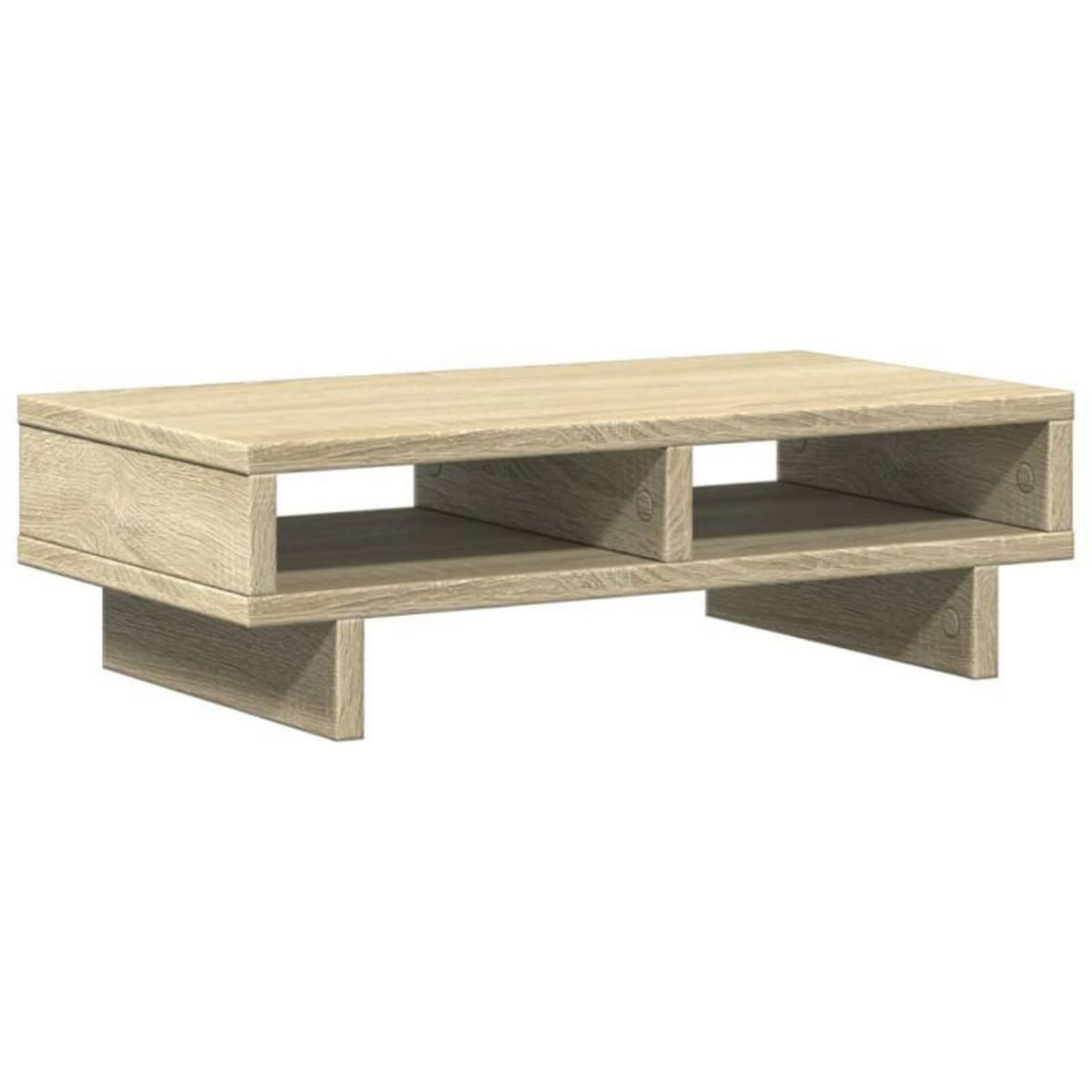 VIDAXL Support de moniteur chêne sonoma 50x27x15 cm bois d ingénierie