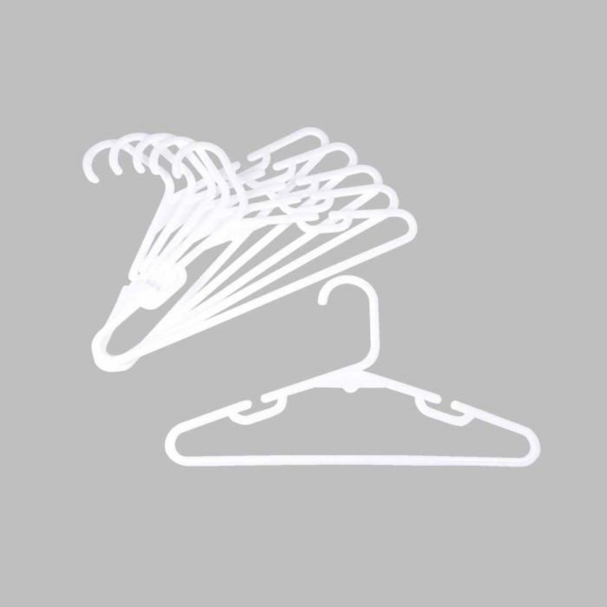 Paris Prix Lot de 6 Cintres pour Bébé  Vêtements  24cm Blanc