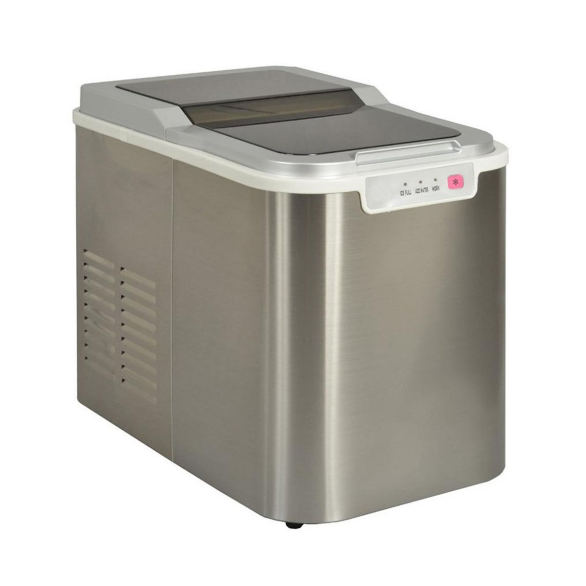 Kitchen chef Machine à glaçons 140w 12kg/24h avec nettoyage automatique inox - yt-e-005b1