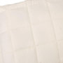 Voir la diapositive 4 : VIDAXL Couverture lestee Creme clair 155x220 cm 7 kg Tissu