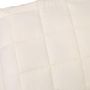 Voir la diapositive 4 : VIDAXL Couverture lestee Creme clair 155x220 cm 7 kg Tissu