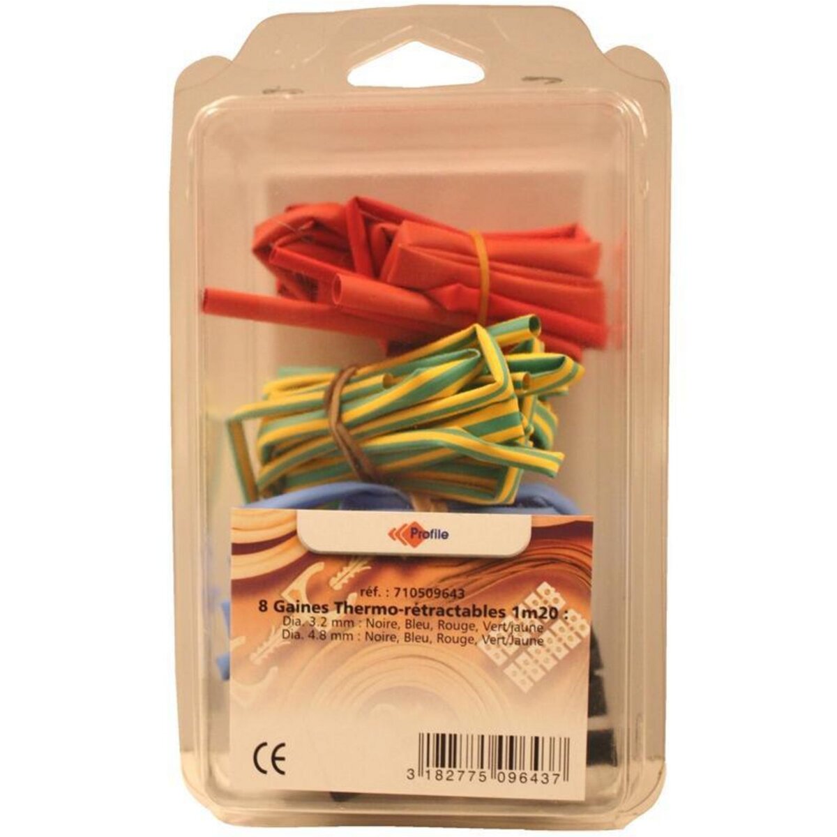 Profile Assortiment 8 gaines thermo-retractables