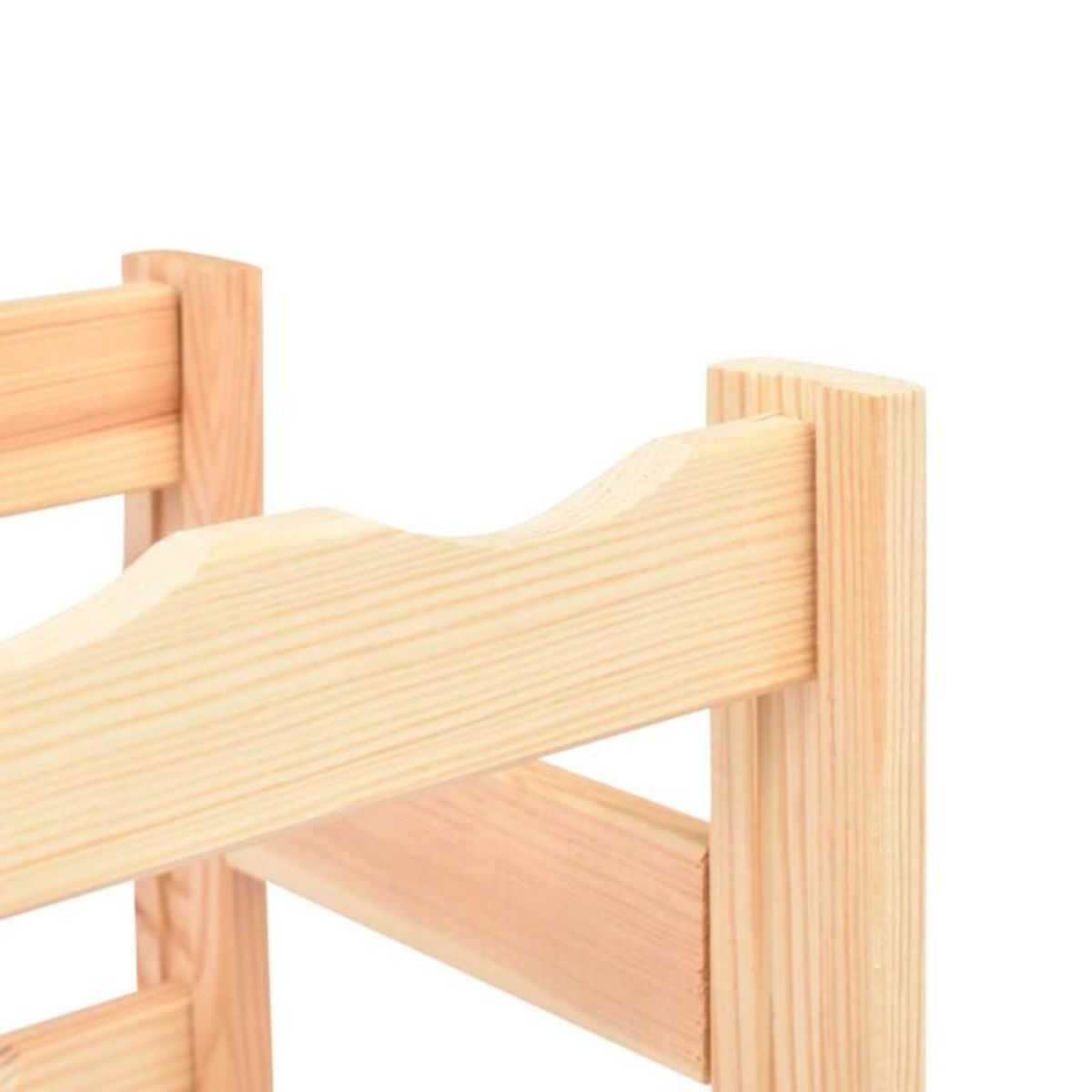 VIDAXL Casier à bouteilles pour 77 bouteilles Pinède