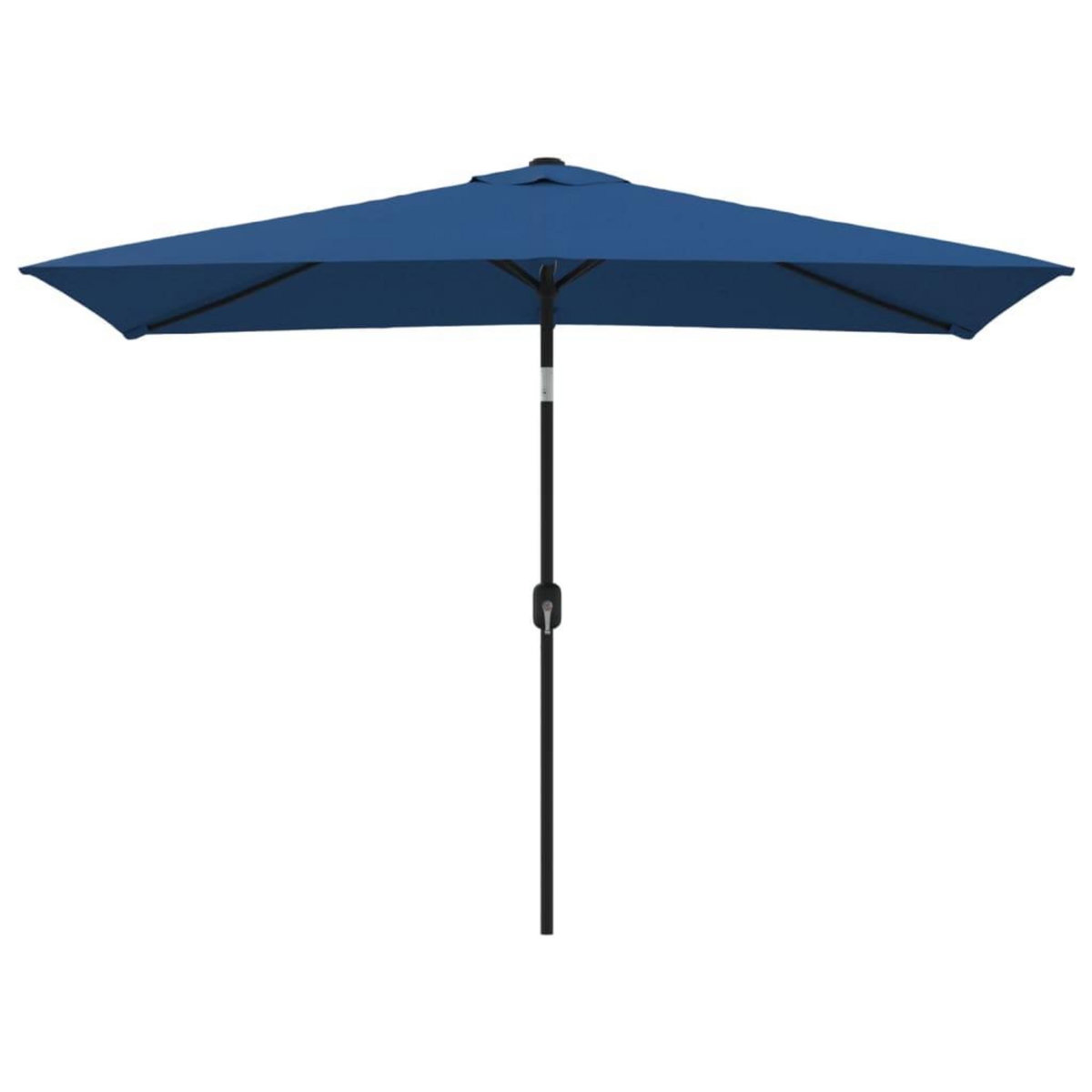 VIDAXL Parasol d'exterieur avec poteau en metal 300x200 cm Azure
