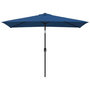 Voir la diapositive 2 : VIDAXL Parasol d'exterieur avec poteau en metal 300x200 cm Azure