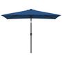 Voir la diapositive 2 : VIDAXL Parasol d'exterieur avec poteau en metal 300x200 cm Azure
