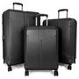 Voir la diapositive 1 : Delsey Lot 3 valises rigides Départ dont 1 cabine TSA