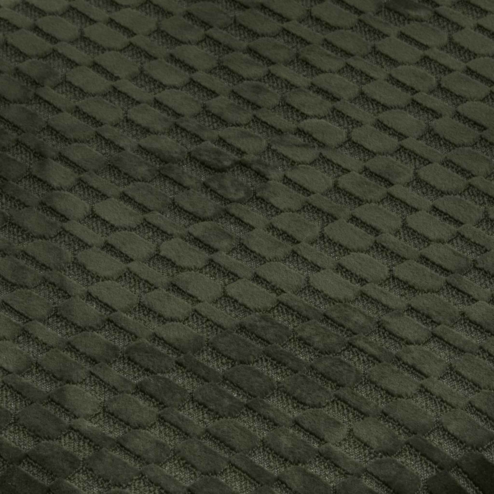 Voir la diapositive 3 : ATMOSPHERA Pouf en Velours  Selia  38cm Vert Cèdre