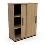 Voir la diapositive 5 : Buffet 2 portes coulissantes L79 cm LIZZIE