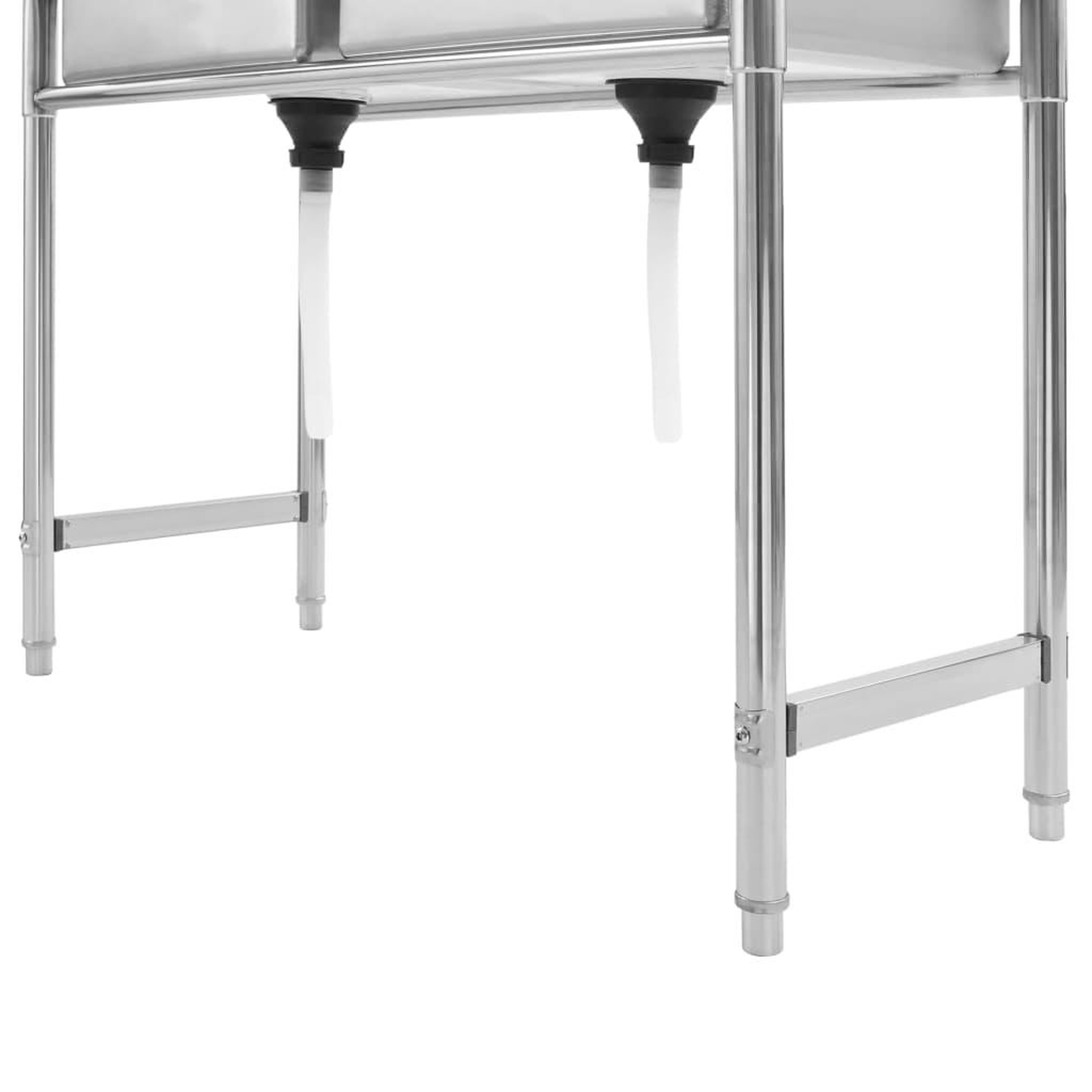Voir la diapositive 5 : VIDAXL Evier de cuisine a lavabo double Acier inoxydable