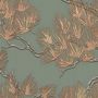 Voir la diapositive 3 : DUTCH WALLCOVERINGS DUTCH WALLCOVERINGS Papier peint Motif avec pins Vert