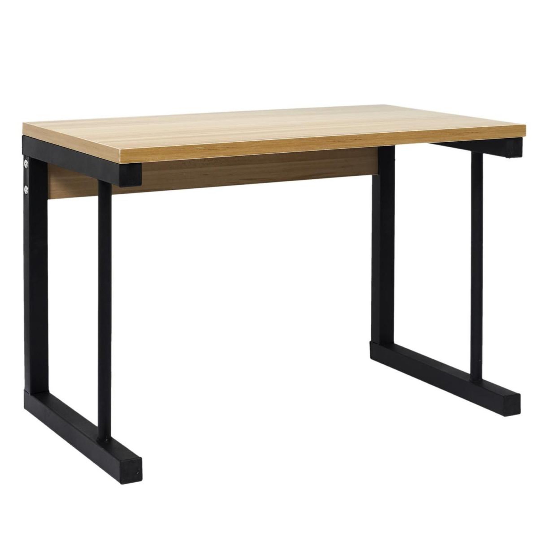 The Home Deco Factory Organisateur  Micro-Ondes  54cm Noir & Naturel