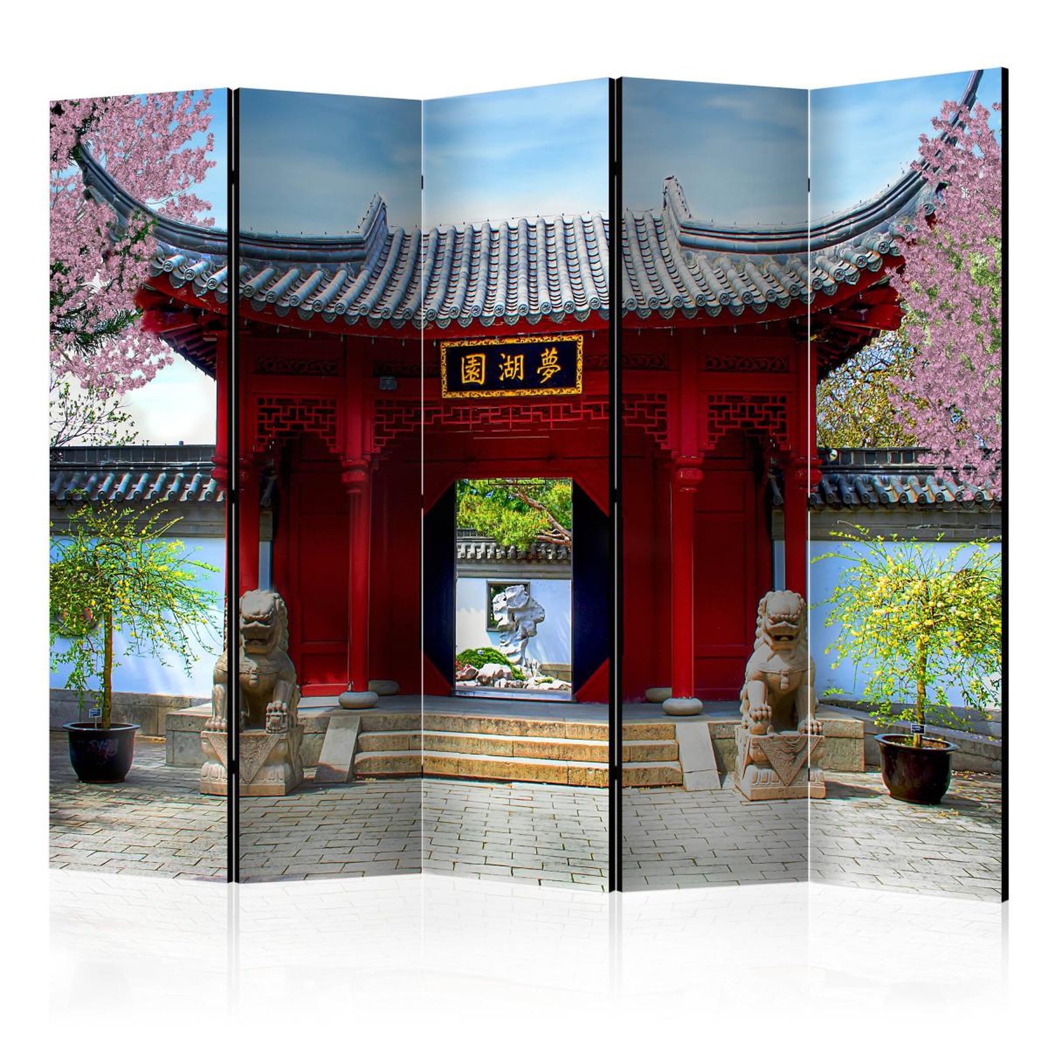 Paris Prix Paravent 5 volets  chinese botanical garden of montreal  172x225cm