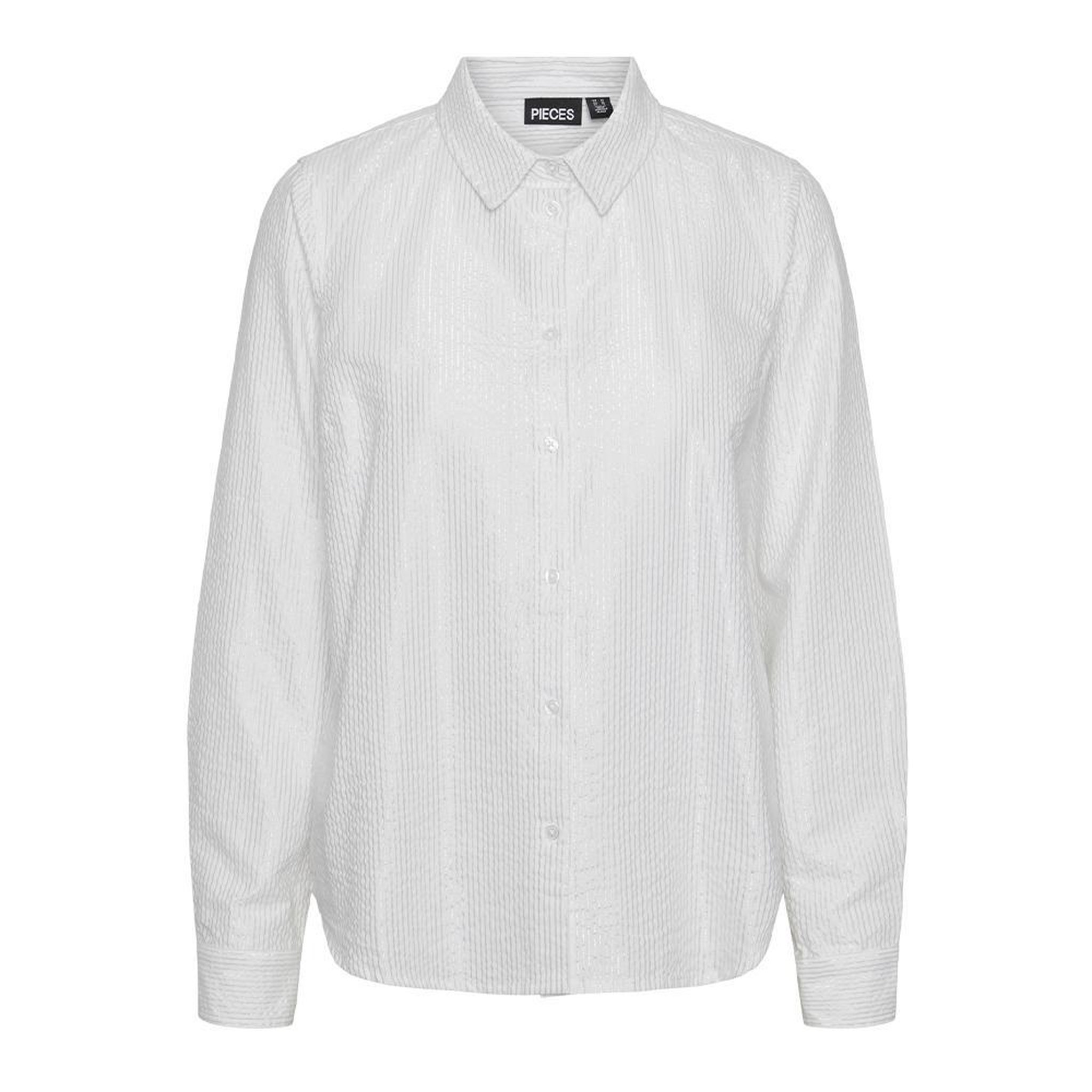 Pieces Chemise Blanche/Argenté Femme Pieces Cirene. Coloris disponibles : Blanc