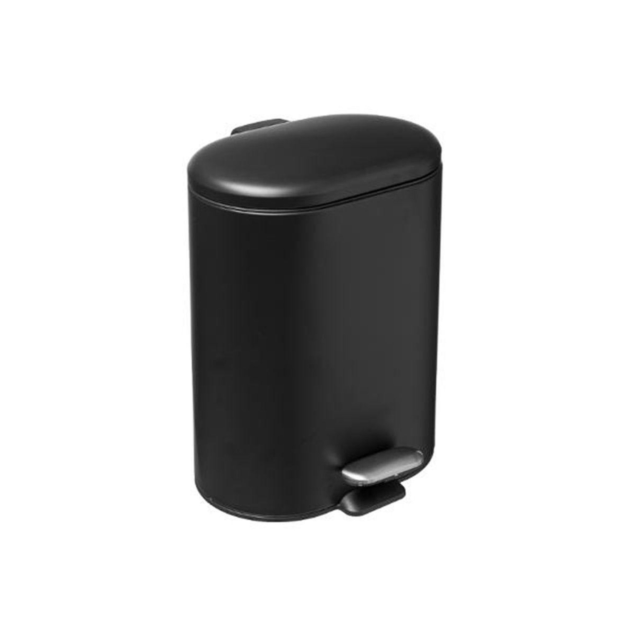 FIVE Poubelle de salle de bain  siliflex  6l noir