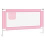 Voir la diapositive 2 : VIDAXL Barriere de securite de lit d'enfant Rose 140x25 cm Tissu