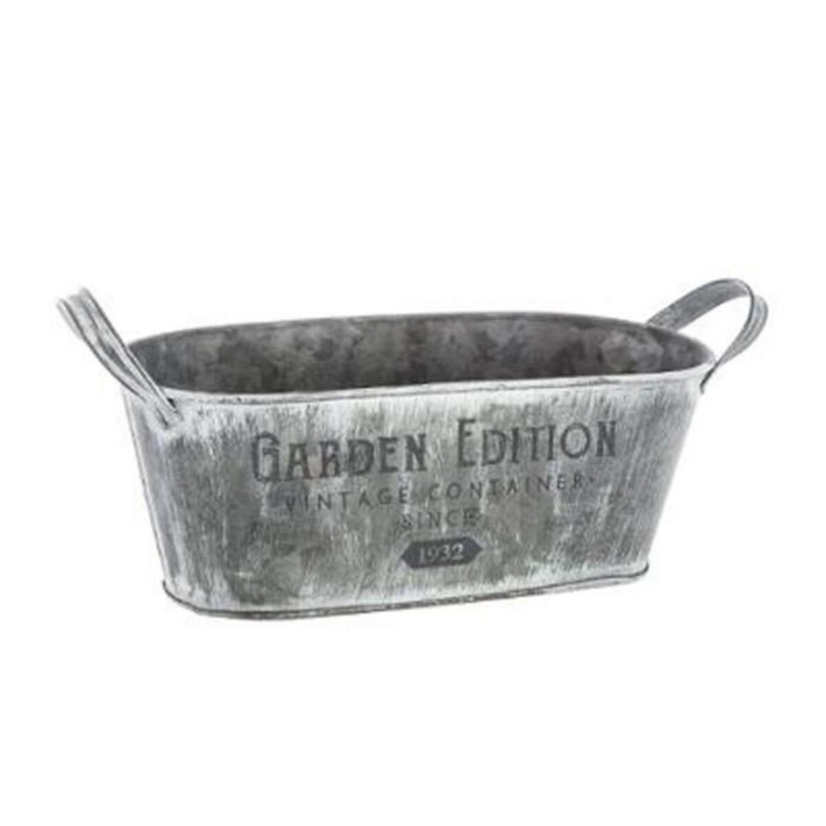 ATMOSPHERA Lot de 3 Jardinières Métal  Spring Garden  33cm Gris