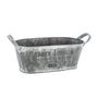 Voir la diapositive 2 : ATMOSPHERA Lot de 3 Jardinières Métal  Spring Garden  33cm Gris