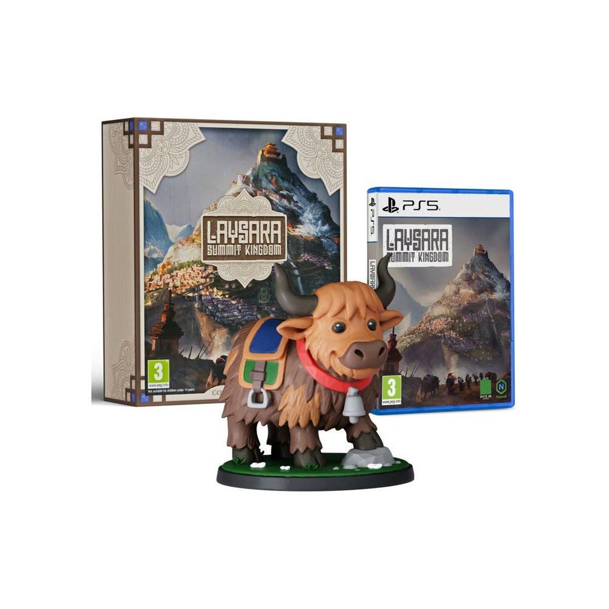Just for games Album Laysara Summit Kingdom Édition Collector PS5 multilingue, jeu physique, constructeur de villes et stratégie