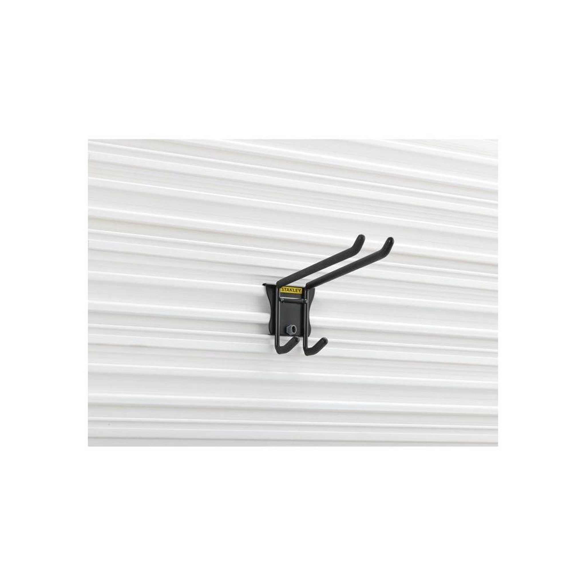 Voir la diapositive 5 : Stanley Crochet double trackwall en acier pour rangement d'outils stst82606-1