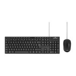 BLUESTORK Pack Clavier Souris - BLUESTORK - MEDIA OFFICE - Filaire - Azerty - Compatible Windows - Noir