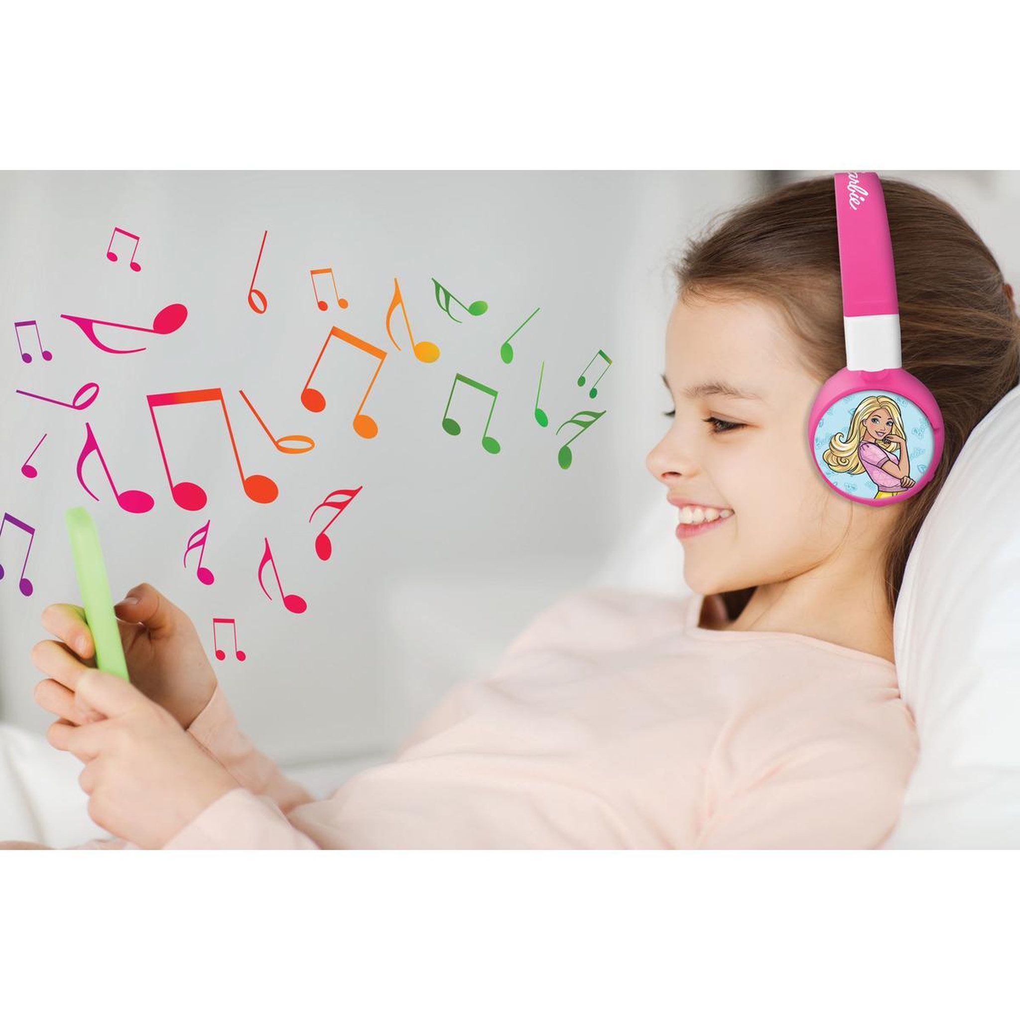 Voir la diapositive 6 : Lexibook Casque 2 en 1 Barbie Bluetooth et Filaire avec limitation de son