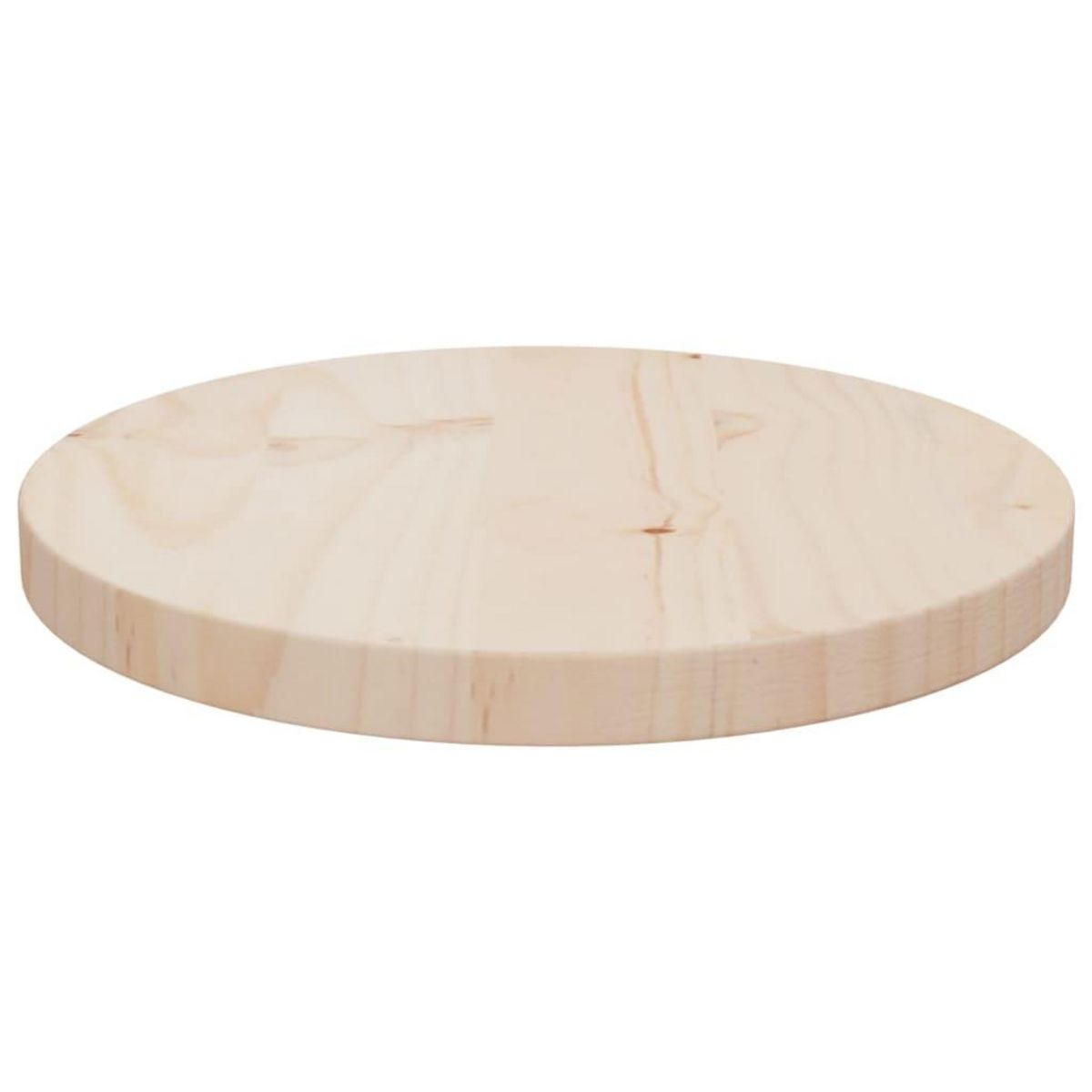 VIDAXL Dessus de table Ø30x2,5 cm Bois de pin massif