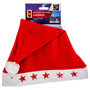 Voir la diapositive 2 : FEERIC LIGHT & CHRISTMAS Chapeau de Noël Adulte à Led  Étoile  39cm Rouge