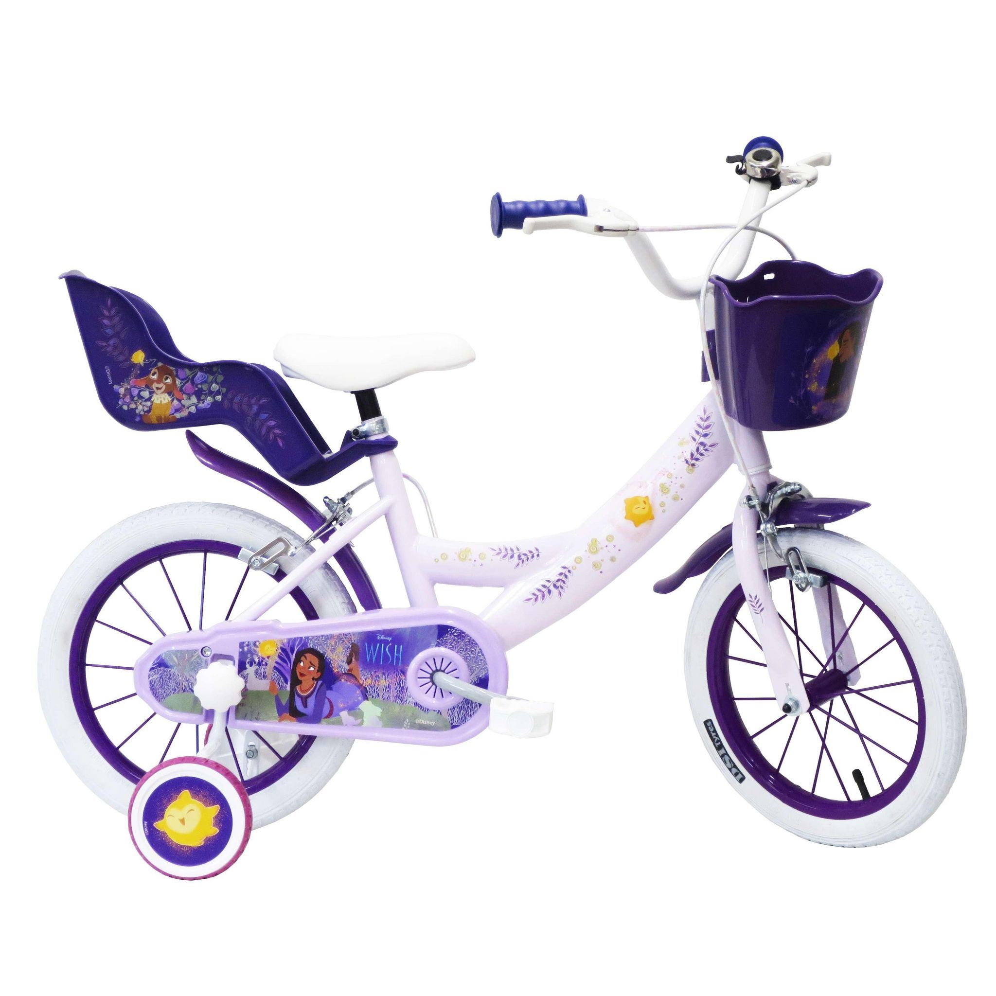 Velo Enfant Fille Vélo 14 Pouces Fille Disney Princess Cadre