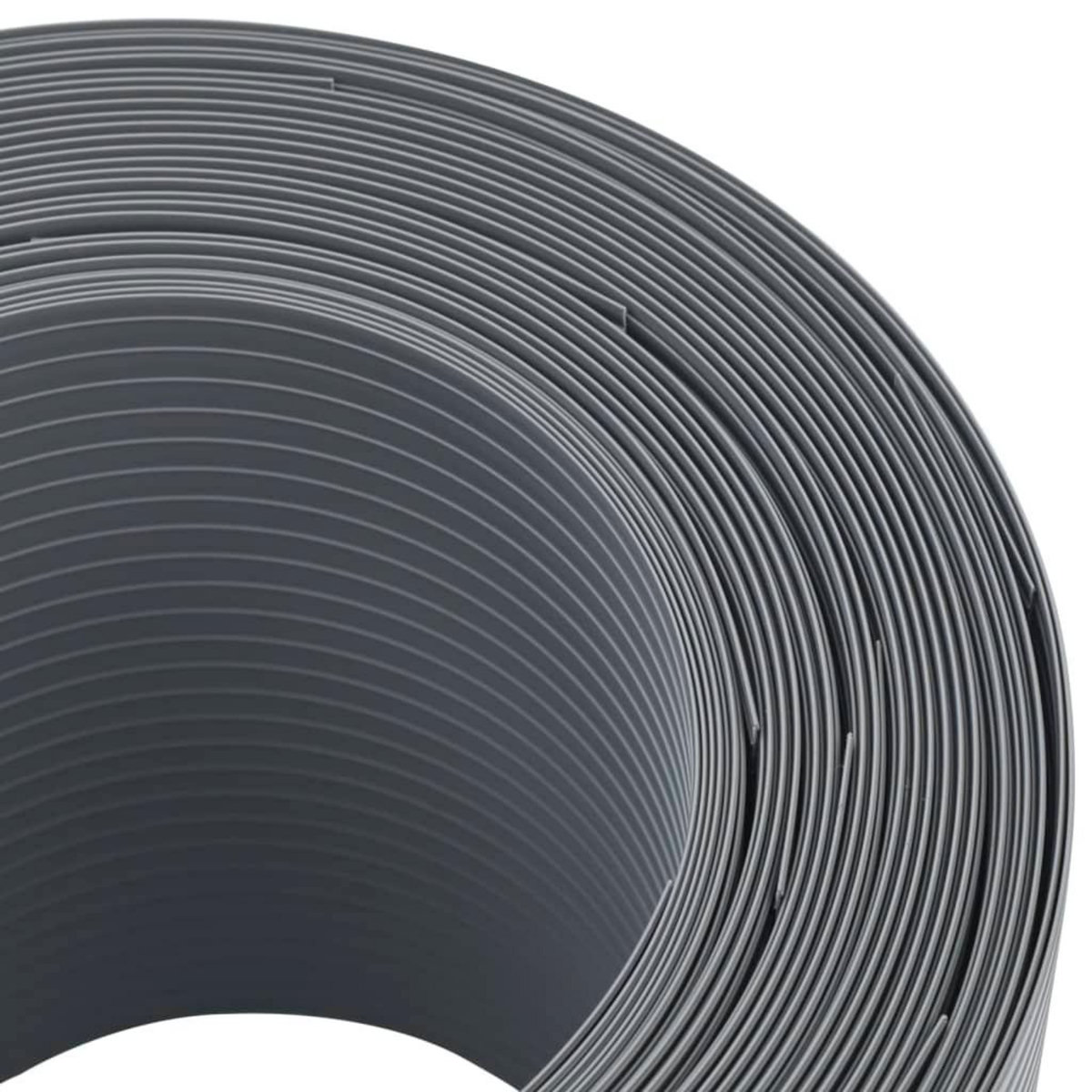 VIDAXL Brises-vues de jardin 10 pcs gris 252,5x19 cm PVC