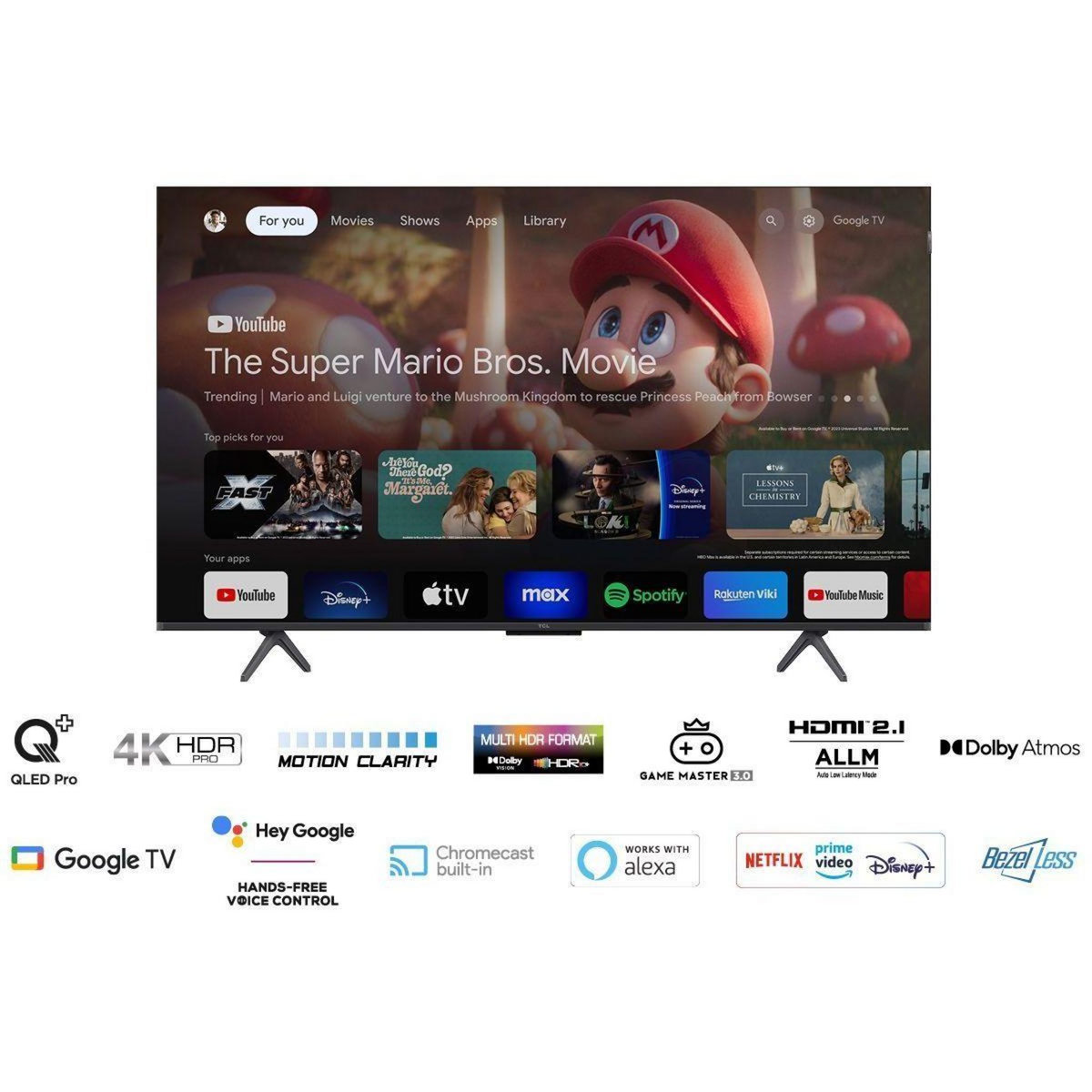 TCL TV QLED 50C69B 2024