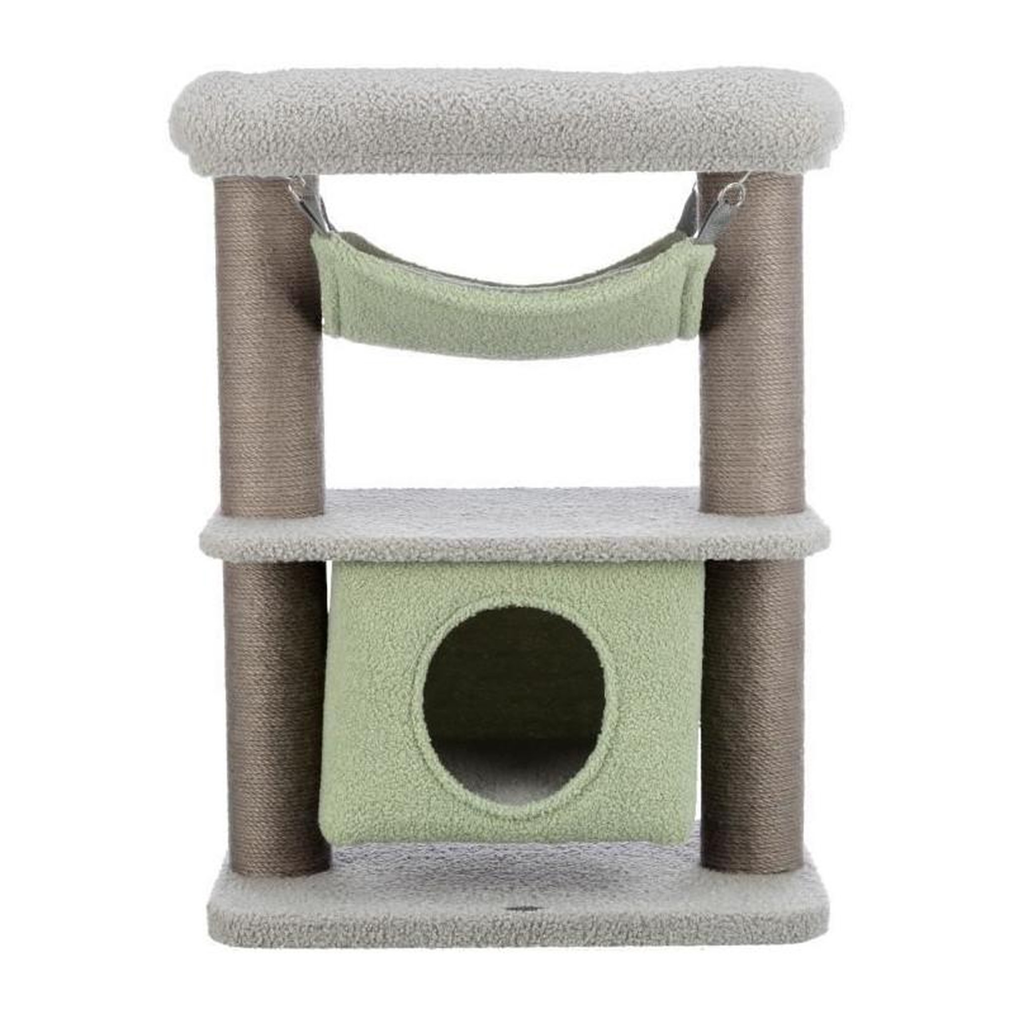 Trixie Arbre a chat TRIXIE Lunito Junior - 71 cm - Gris et menthe
