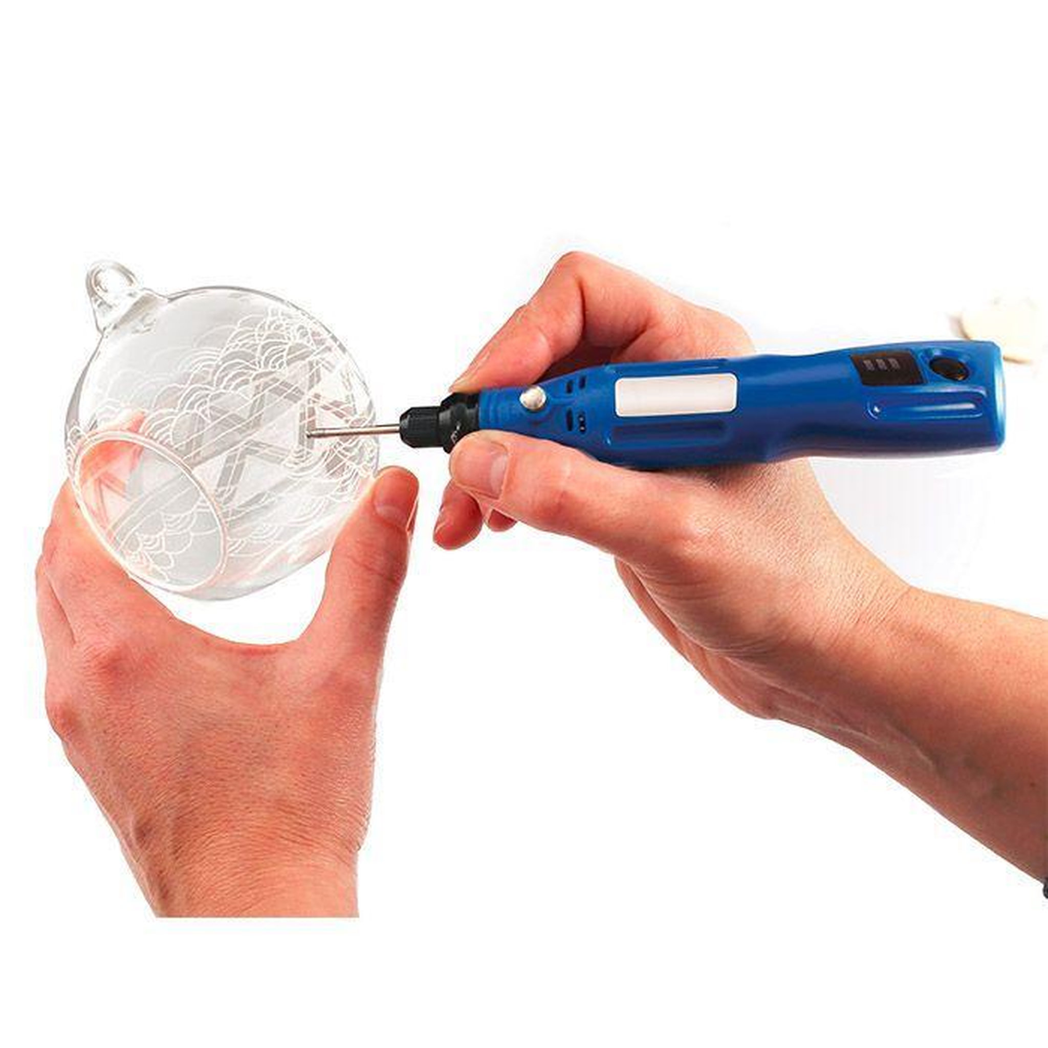Voir la diapositive 2 : Graine créative Graveur sur verre + 10 accessoires de gravure