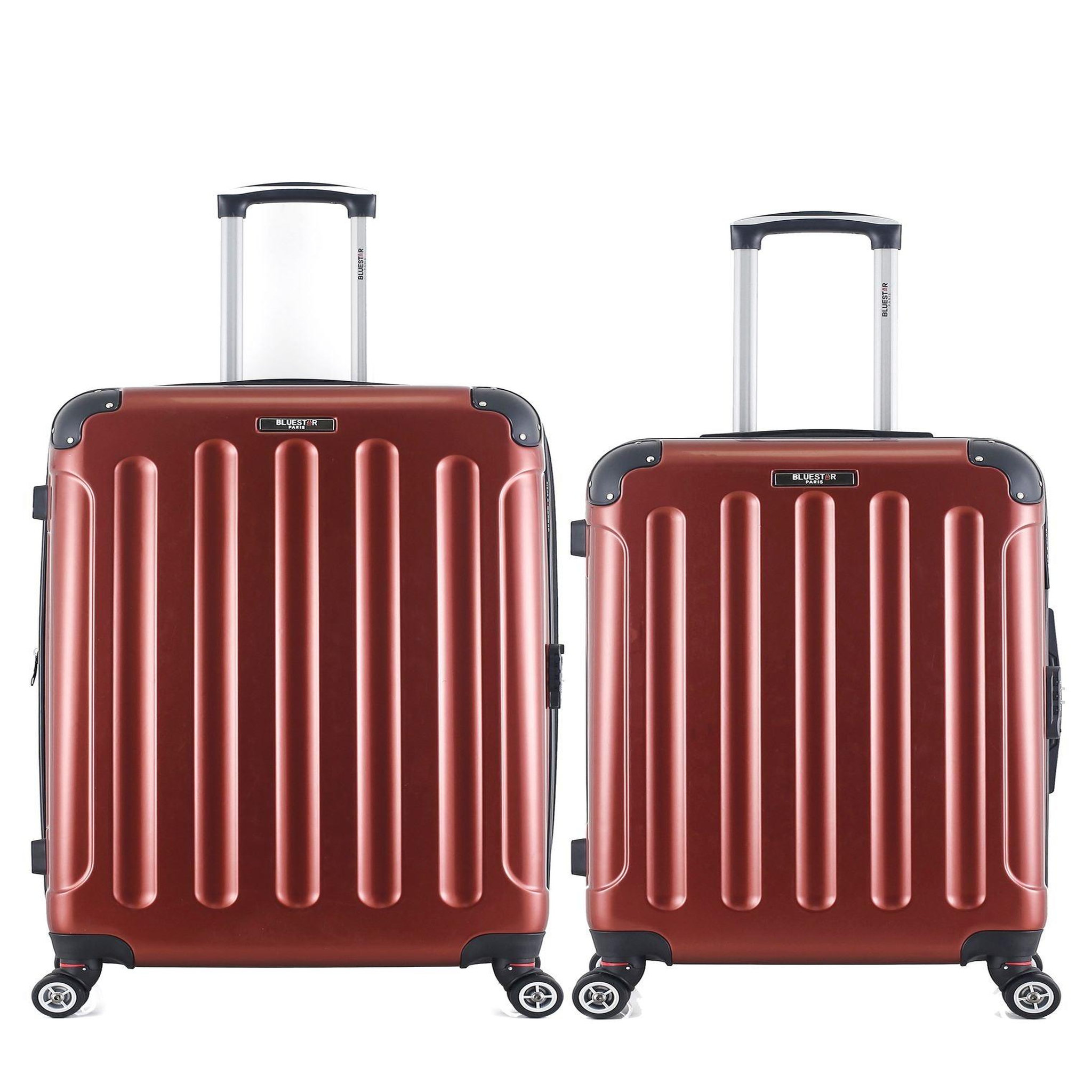 BLUESTAR Bluestar - lot de 2 - valise grand format et valise weekend tunis. Coloris disponibles : Bleu