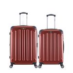 BLUESTAR BLUESTAR - Lot de 2 - Valise grand format et valise weekend TUNIS. Coloris disponibles : Bleu, Gris, Noir, Rose