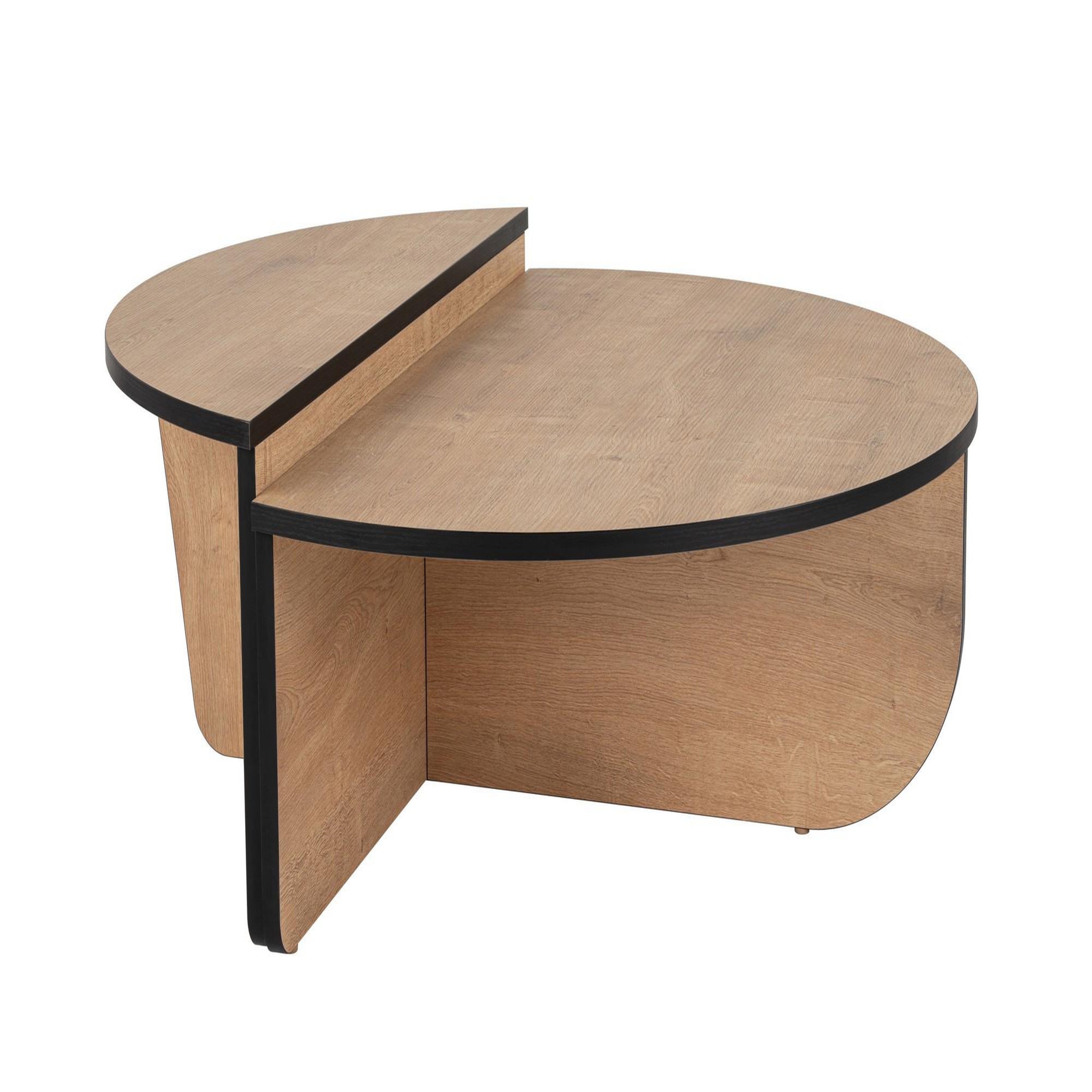 Habitat et Jardin Table basse en bois  orion  90 x 60 x 30 cm - chêne à miel