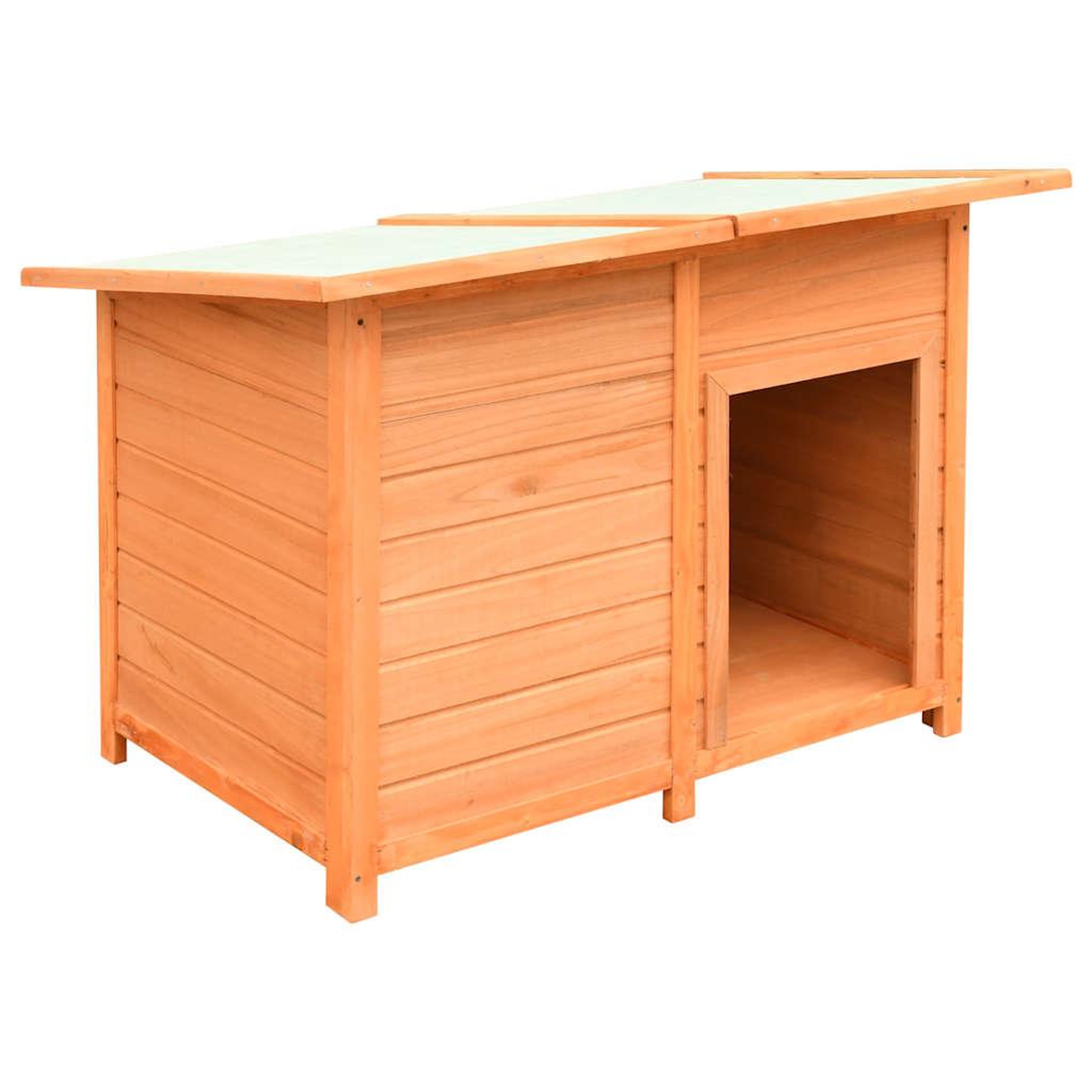 Voir la diapositive 5 : VIDAXL Niche pour chiens bois de pin et de sapin solide 120x77x86 cm