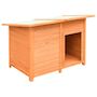 Voir la diapositive 5 : VIDAXL Niche pour chiens Bois de pin et de sapin solide 120x77x86 cm
