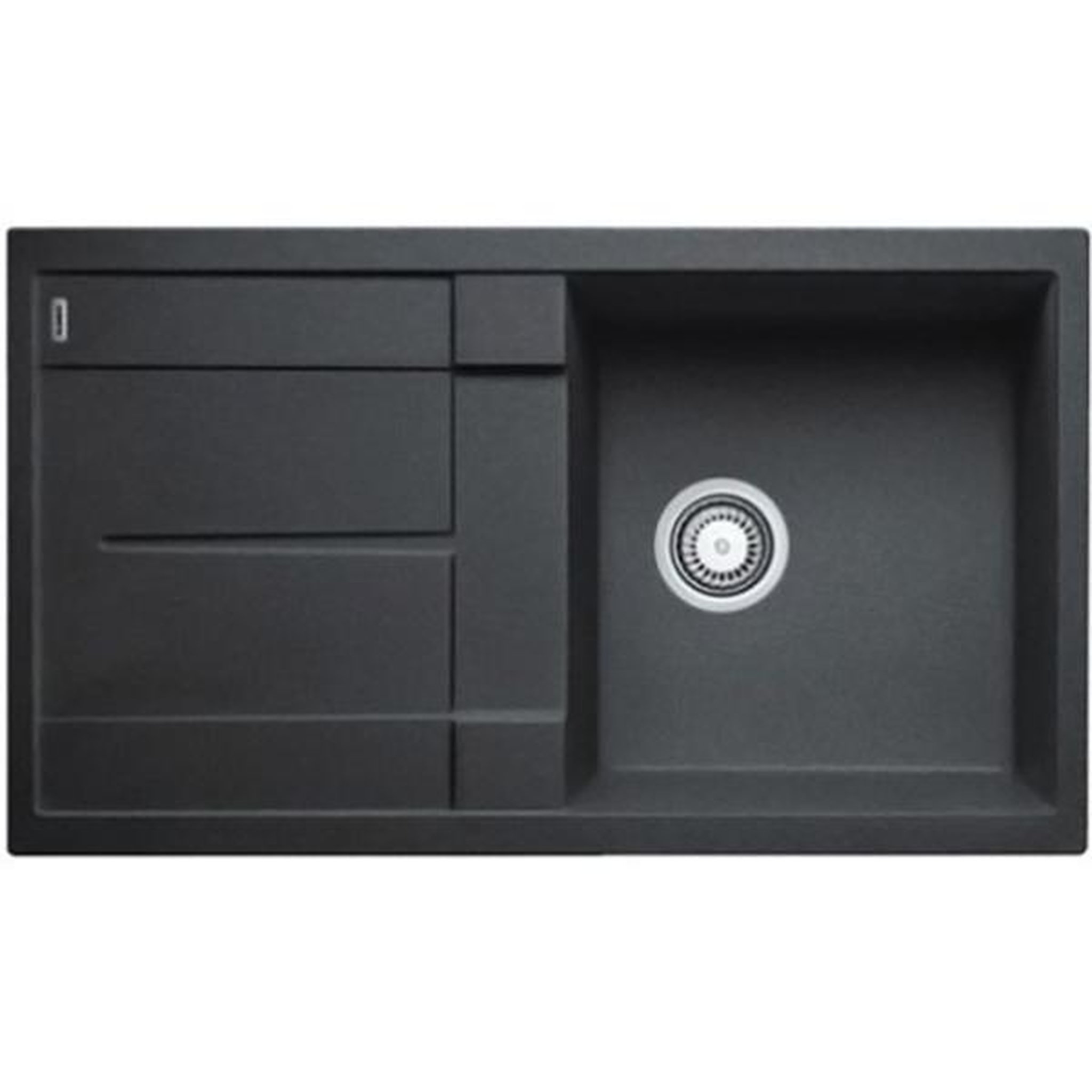 Blanco Evier à encastrer 50cm manuel anthracite avec siphon - 513221
