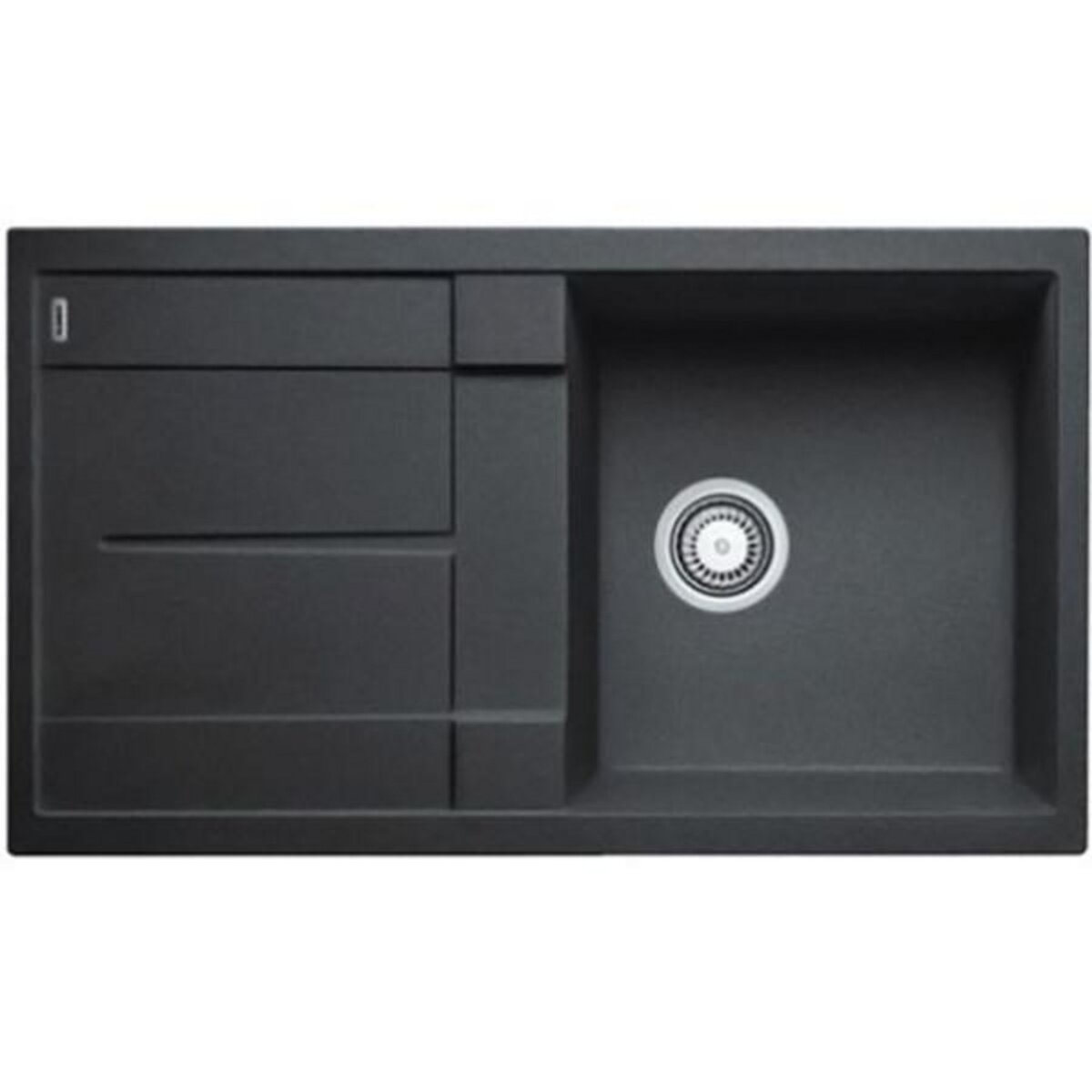 Blanco Evier à encastrer 50cm manuel anthracite avec siphon - 513221