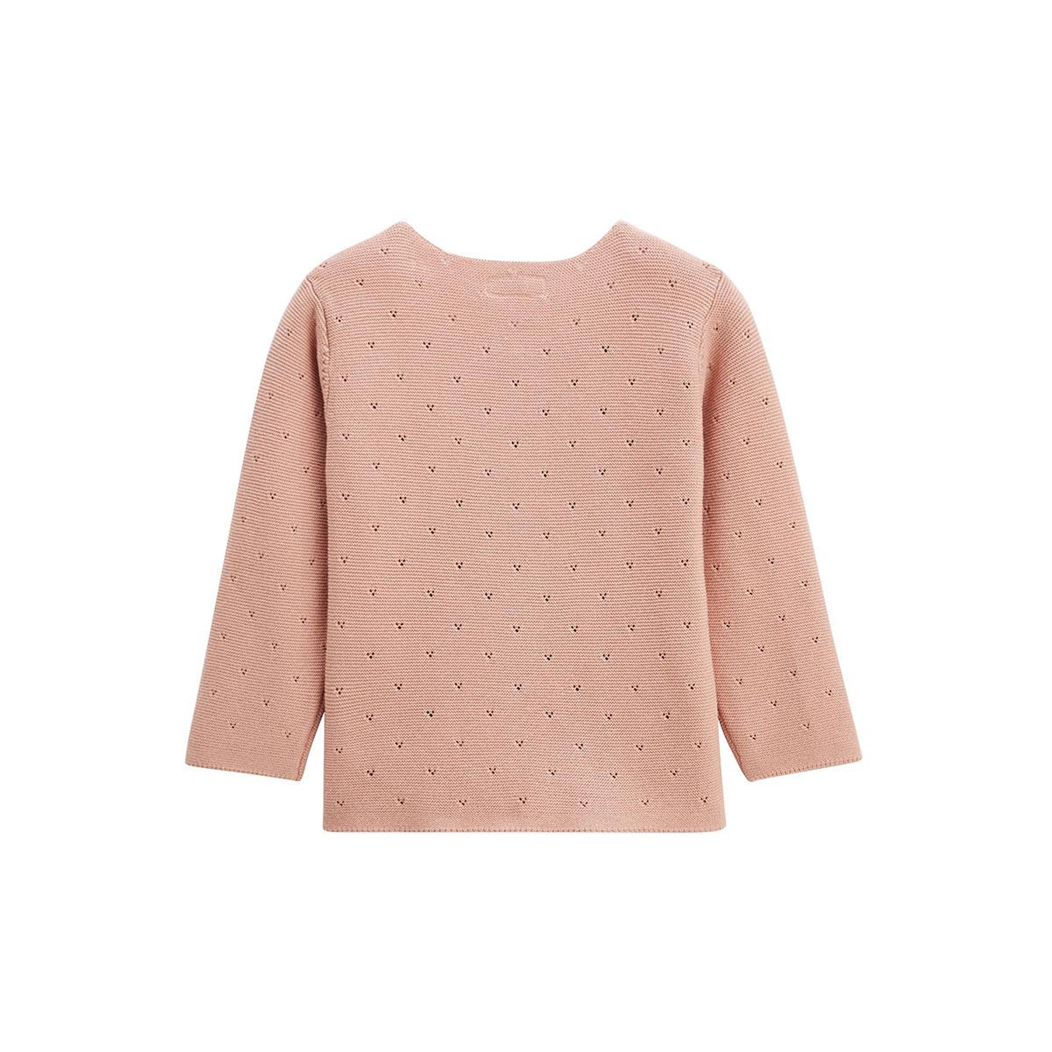 Voir la diapositive 2 : Petit Béguin Gilet enfant en tricot Manouk