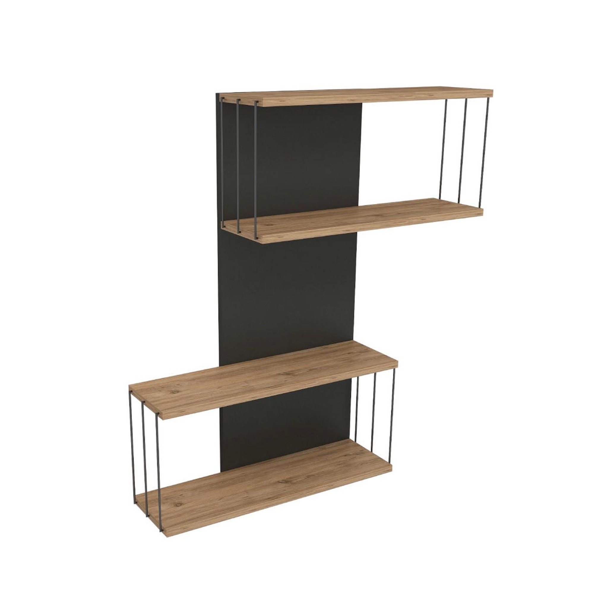 Habitat et Jardin Étagère murale en bois  destan  - 65 x 19 x 96 cm - marron